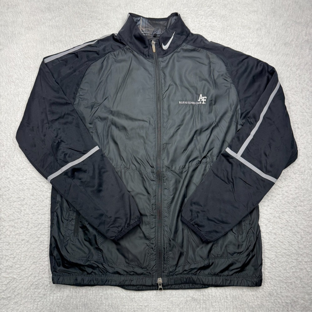 Nike Golf Windproof Jacket Air Force Club Black 582788-010 Men's Size L